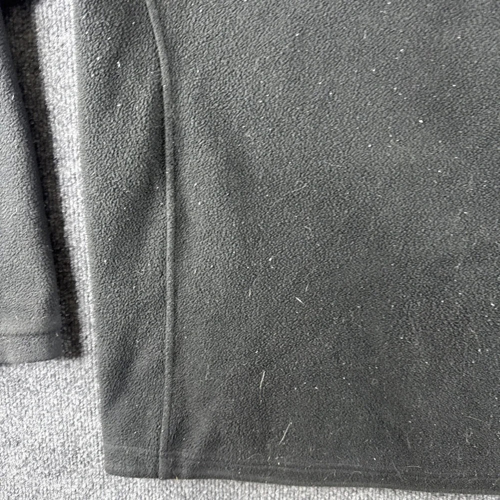 North Face Jacket Mens L? Black Fleece Sweatshirt Full Zip Polyester Hiking